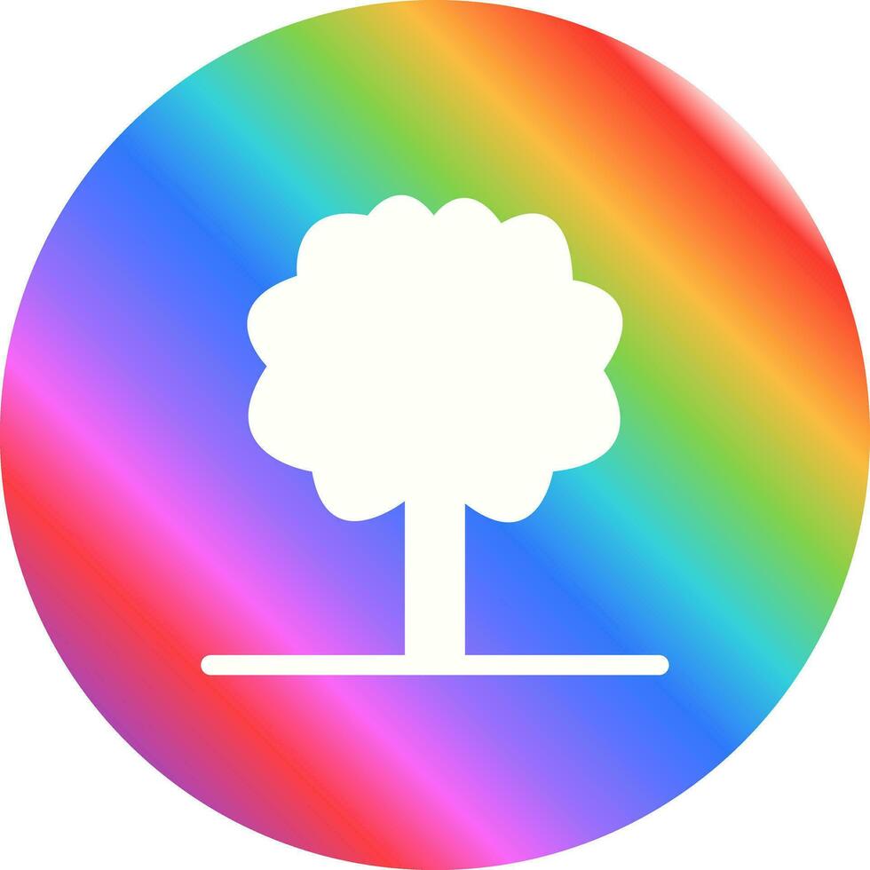 icono de vector de árbol