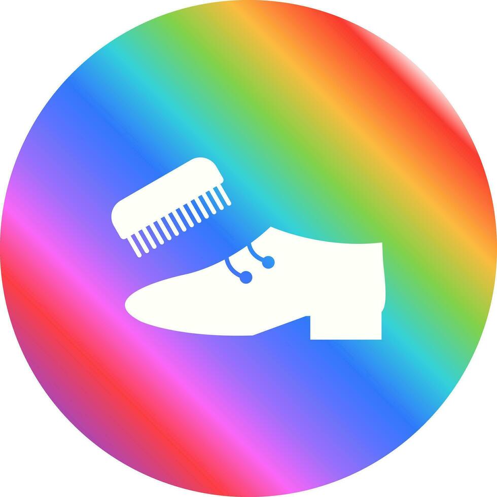 Shoe Polishing Vector Icon