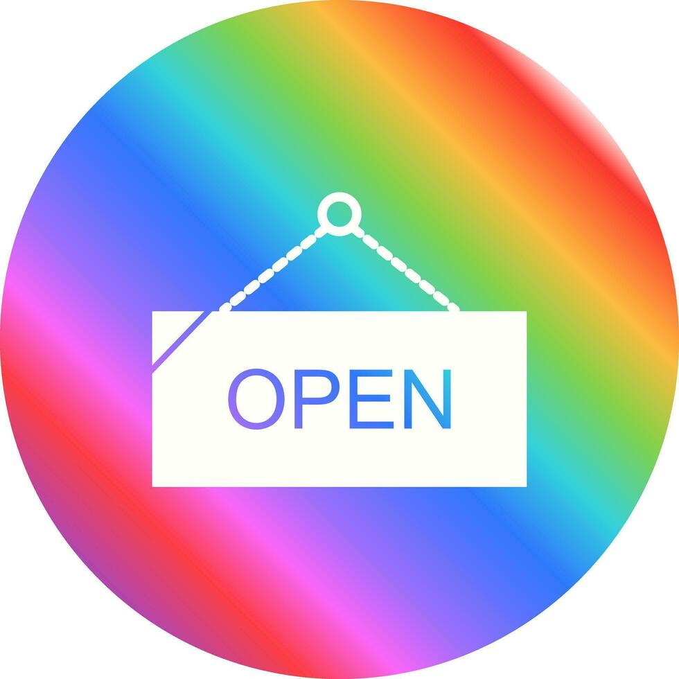 Open Tag Vector Icon