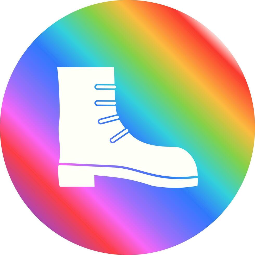 Camping Boot Vector Icon