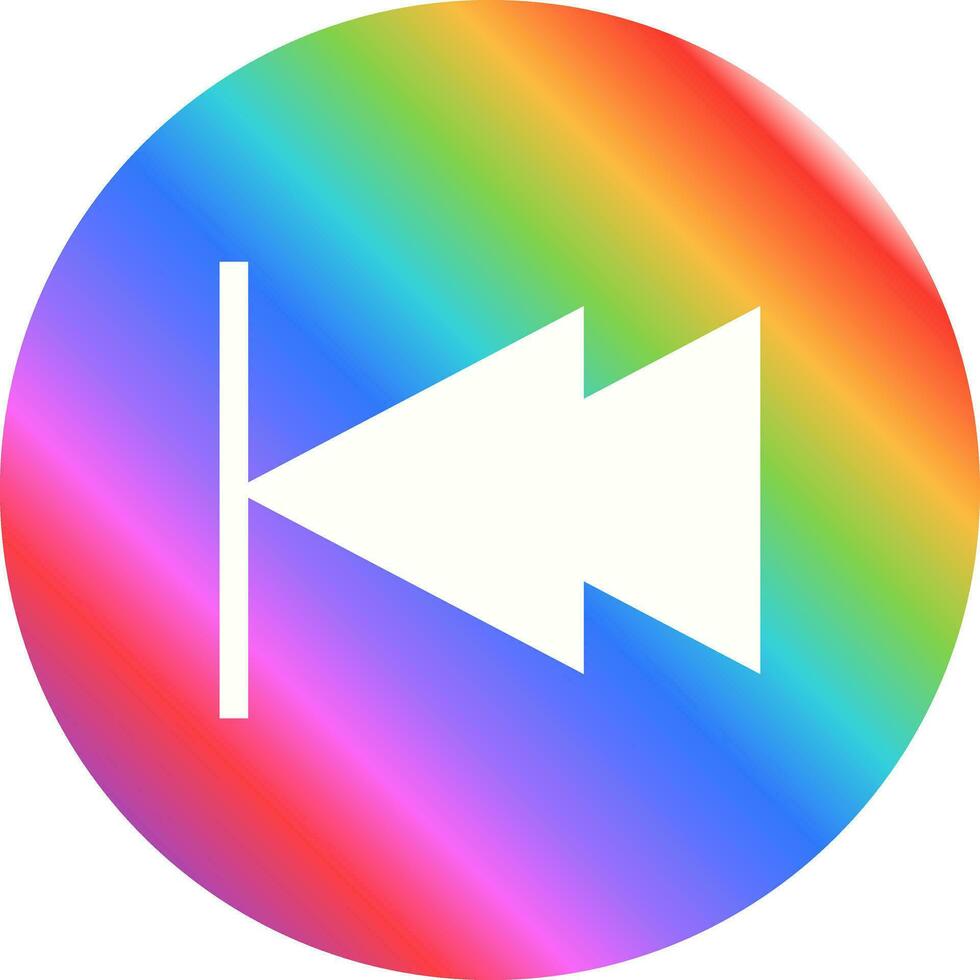 Move to Start Vector Icon
