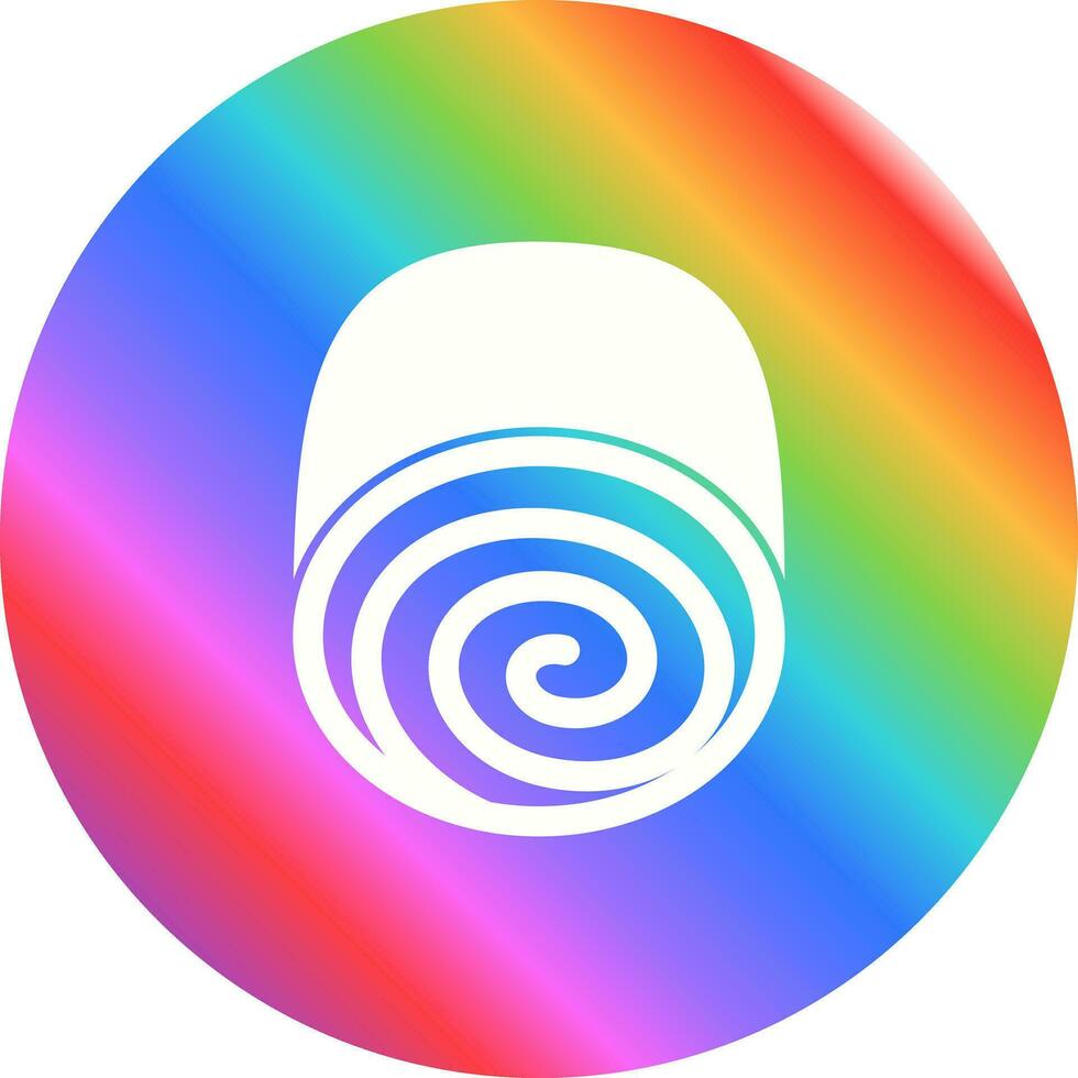 Swiss roll Vector Icon