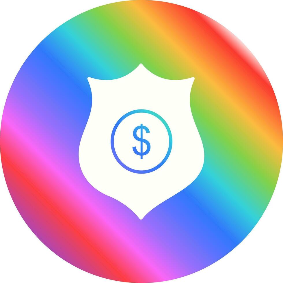 Dollar Badge Vector Icon