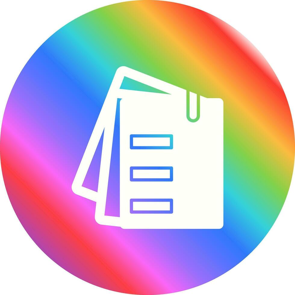 Attached Documents Vector Icon