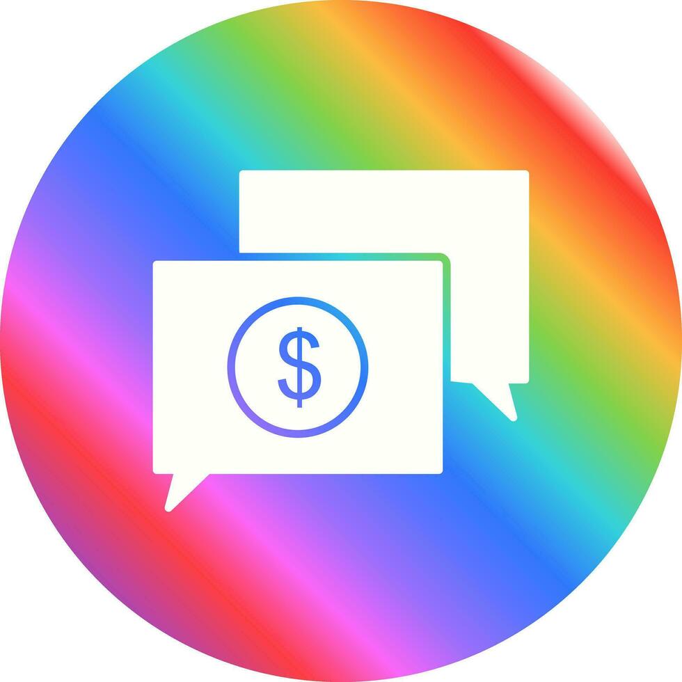 Money Talk Vector Icon