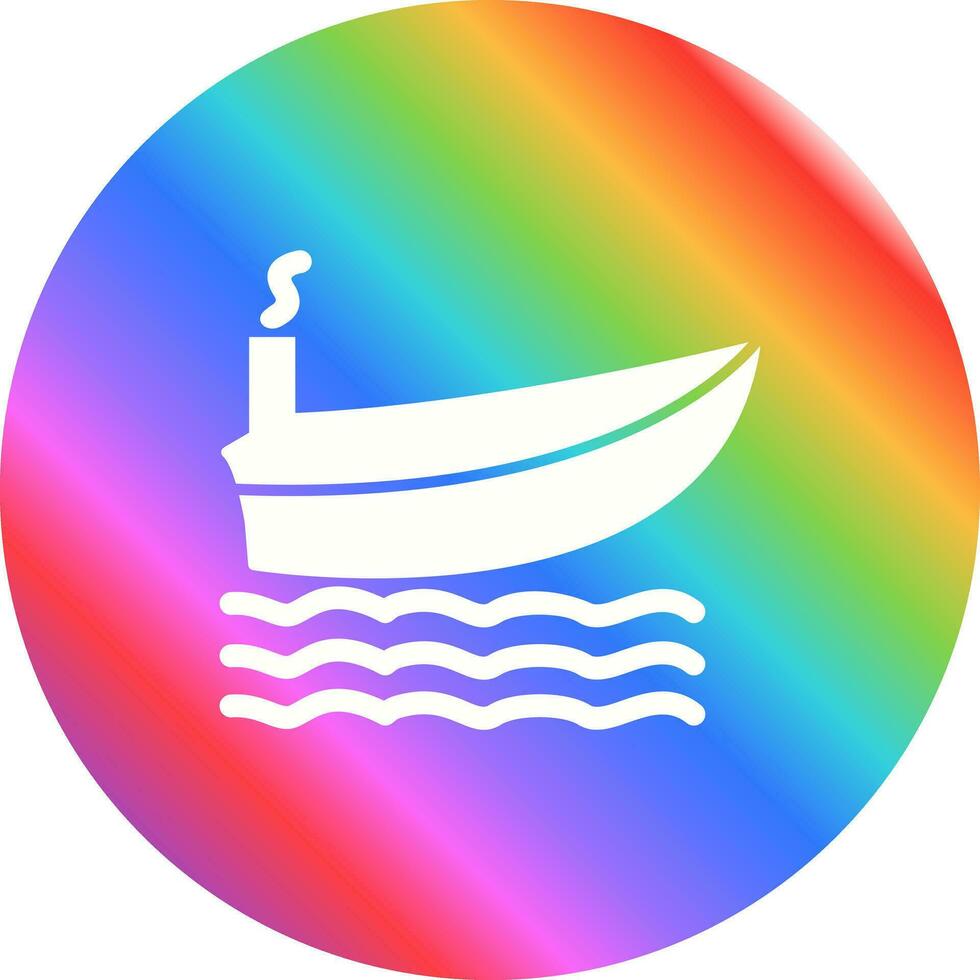 Steamship Vector Icon