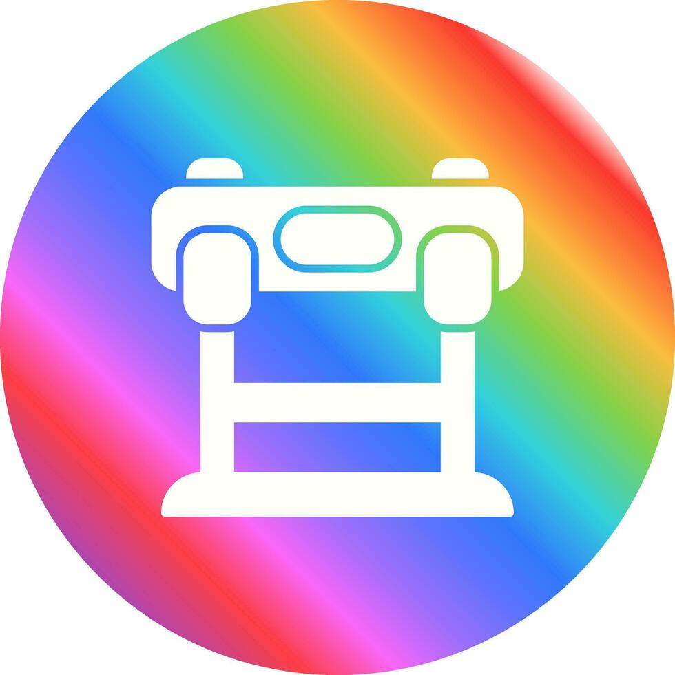 Hurdles Race Vector Icon