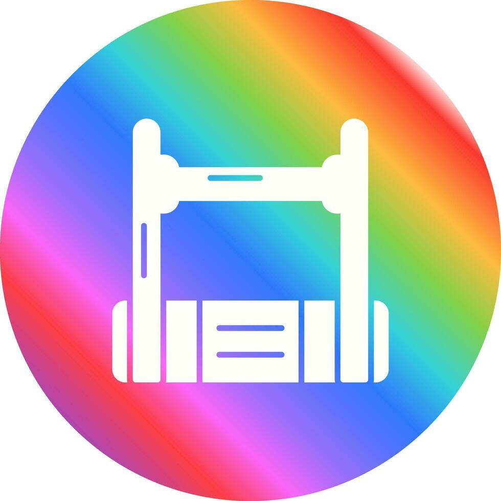 High Jump Vector Icon