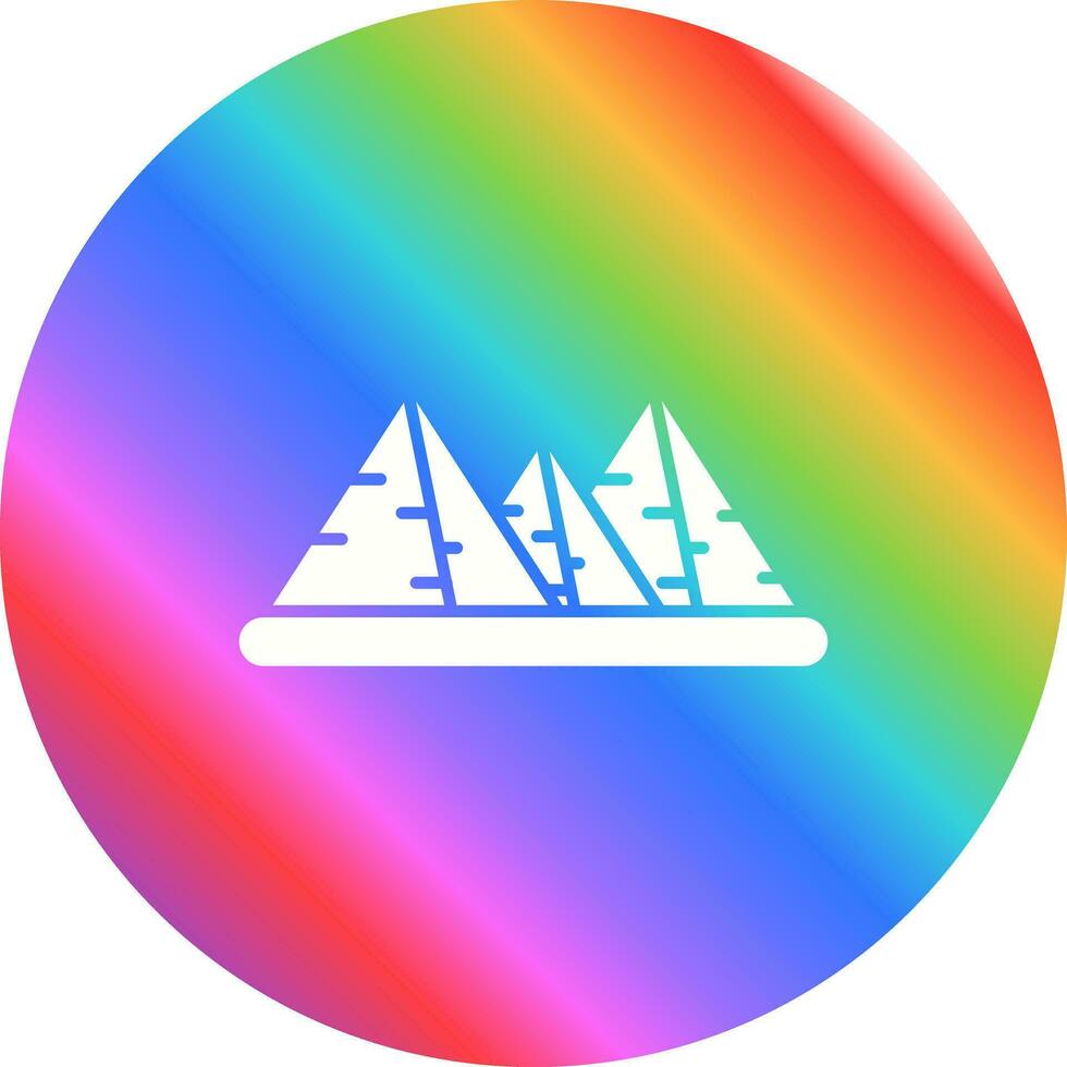 Pyramid Vector Icon