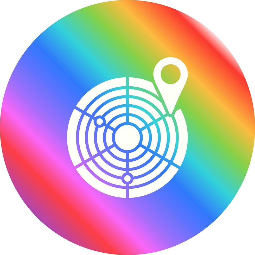 Radar Vector Icon