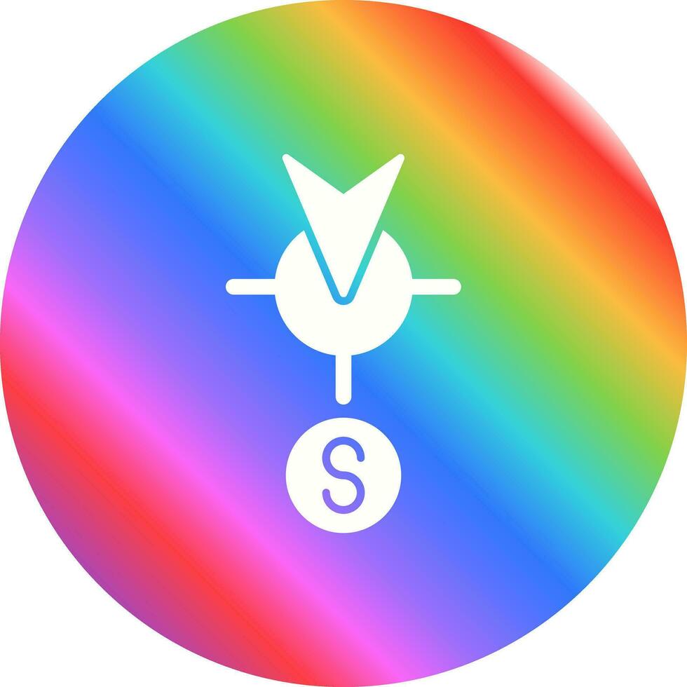 South Vector Icon