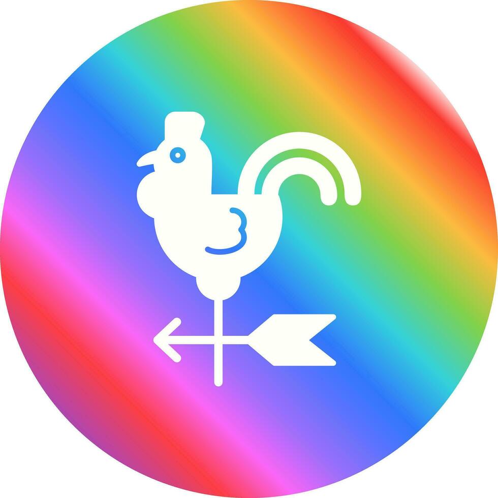 Wind Vane Vector Icon