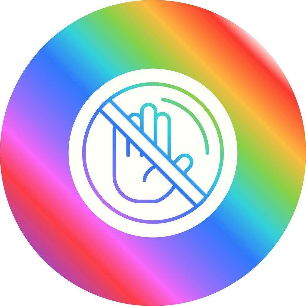 No Passing Vector Icon