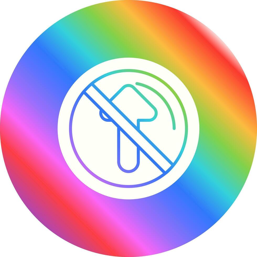 No Passing Vector Icon