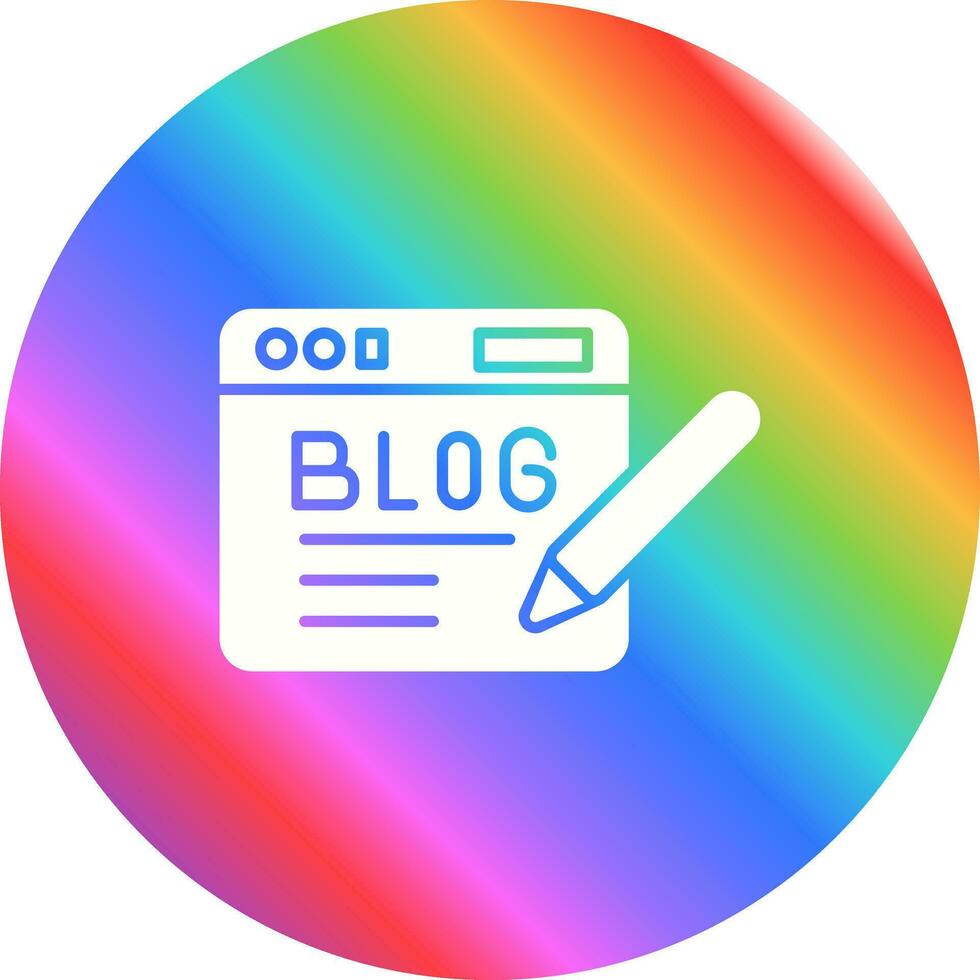 Blog Vector Icon