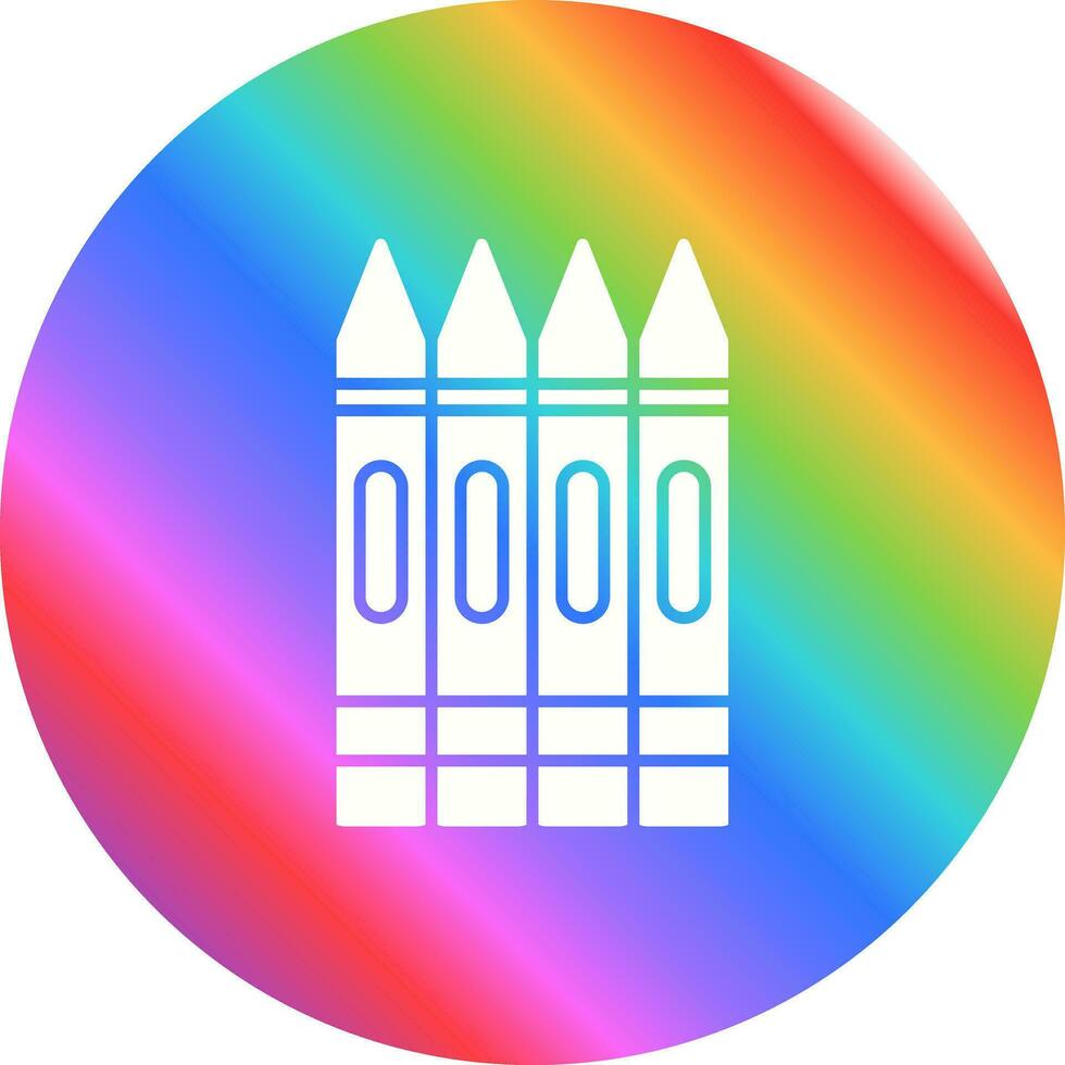 Crayons Vector Icon