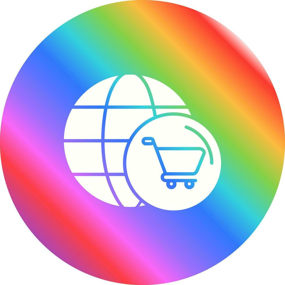 World Cart Vector Icon