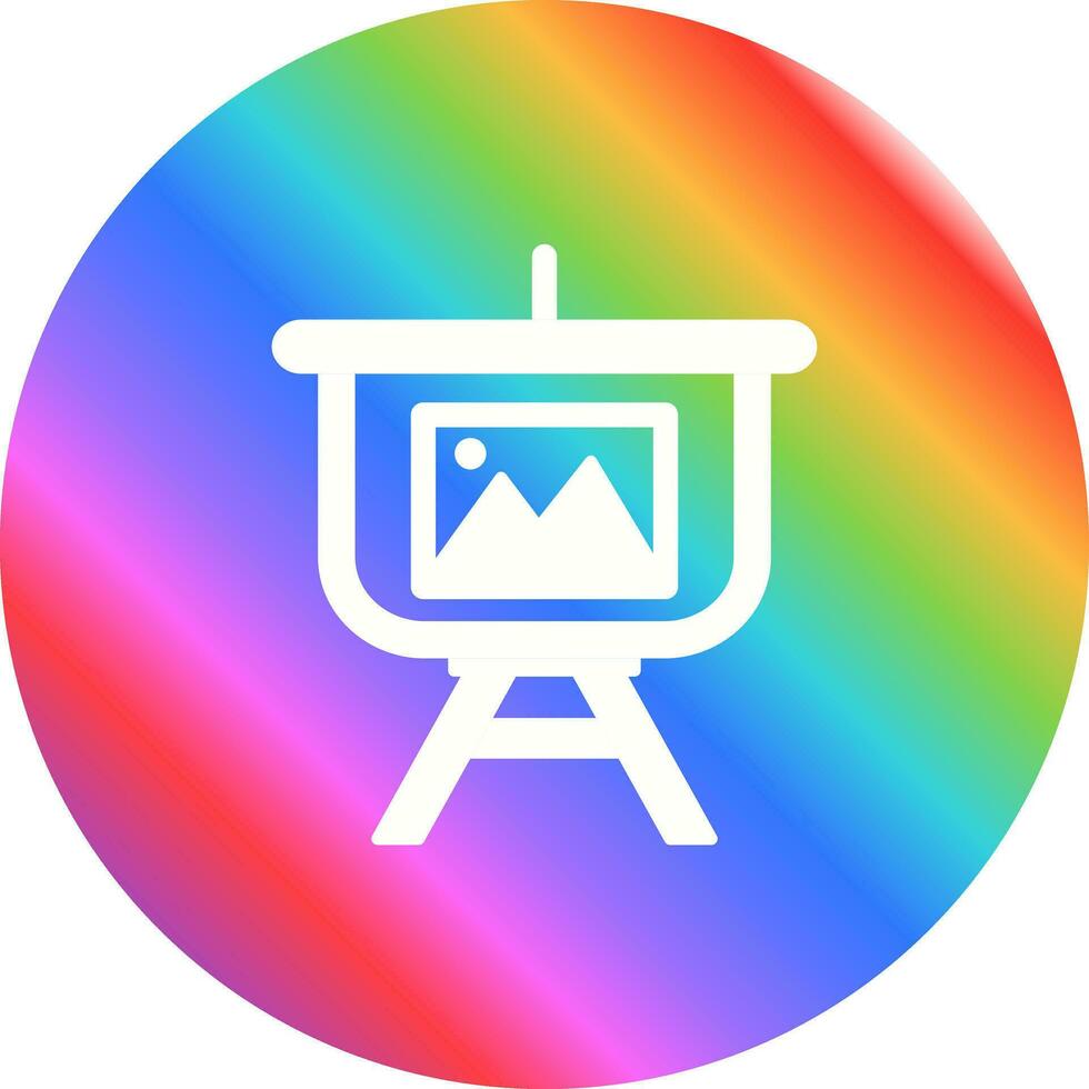 Gallery Presentation Vector Icon