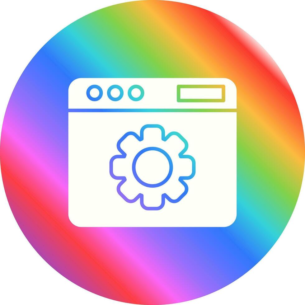 Web Settings Vector Icon