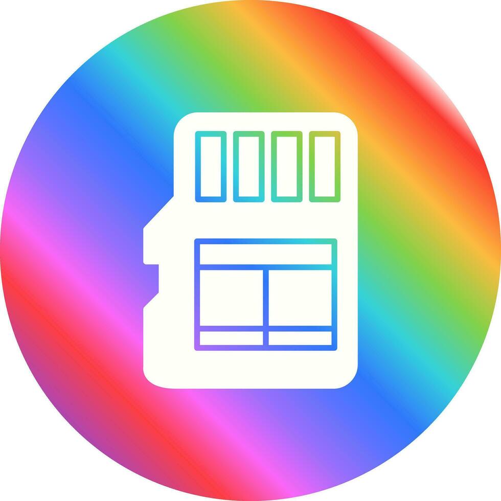 Memory Card Vector Icon