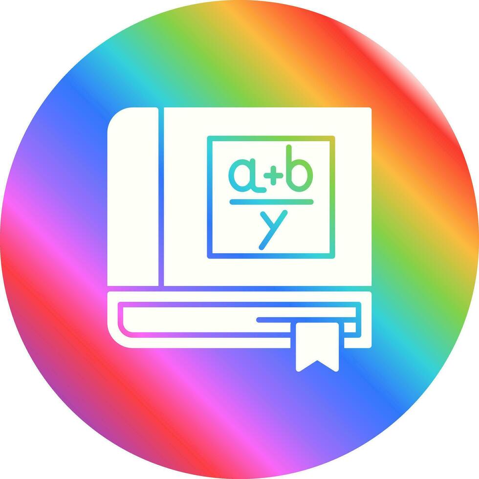 Algebra Book Vector Icon