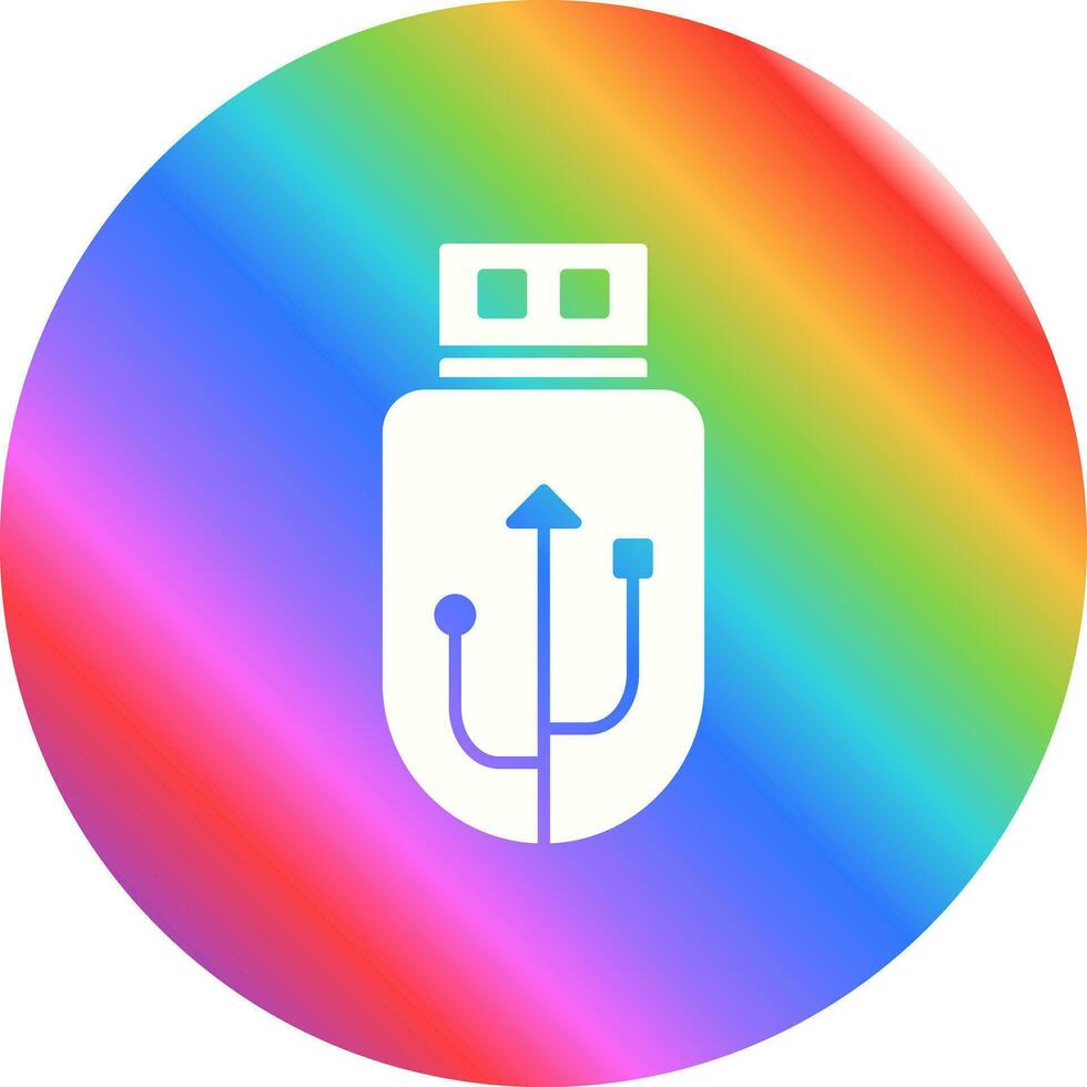 icono de vector de usb