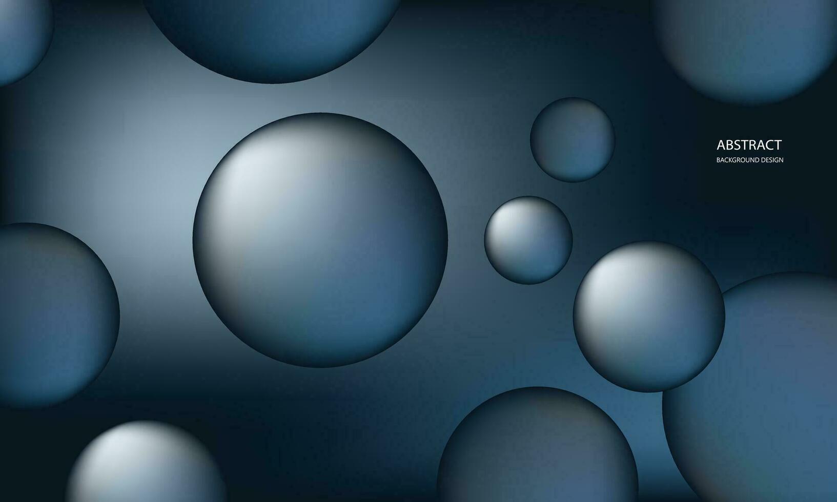 vector abstract background with spheres