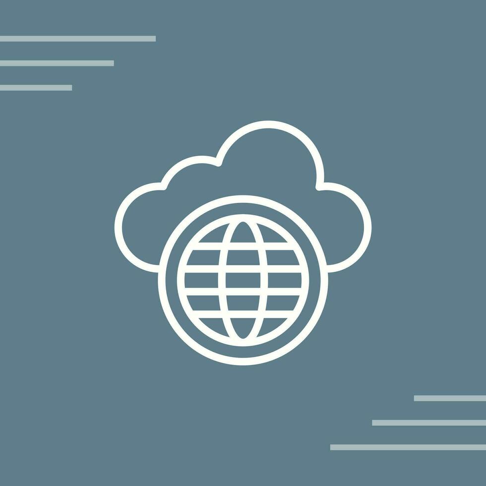 Cloud Network Vector Icon