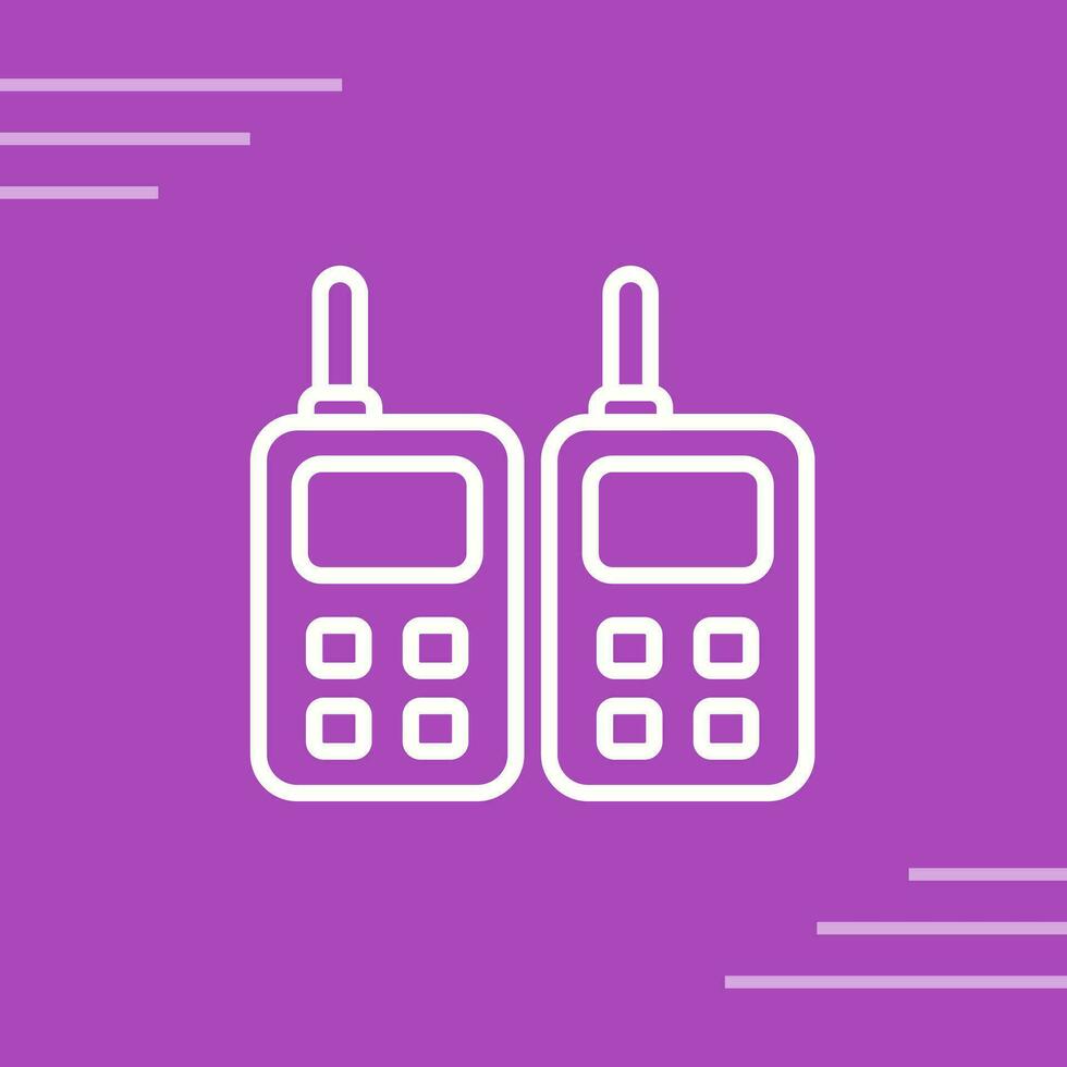 Two way Radio Vector Icon