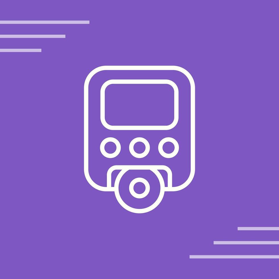 Portable DVD Player Vector Icon