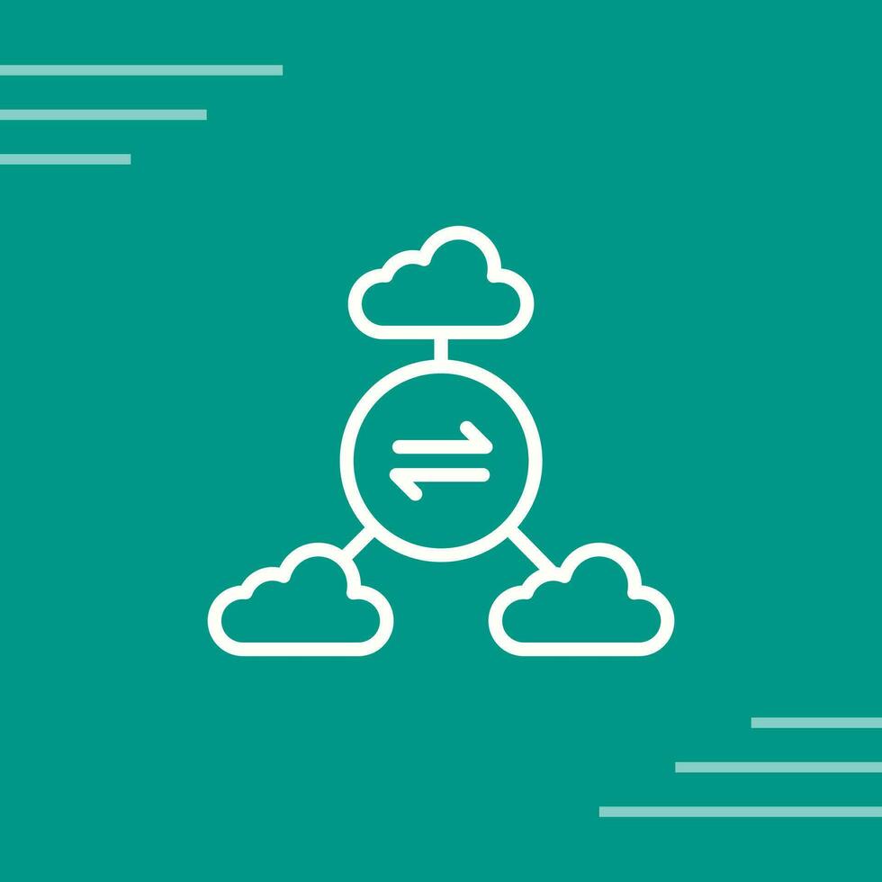 Multi-Cloud Vector Icon