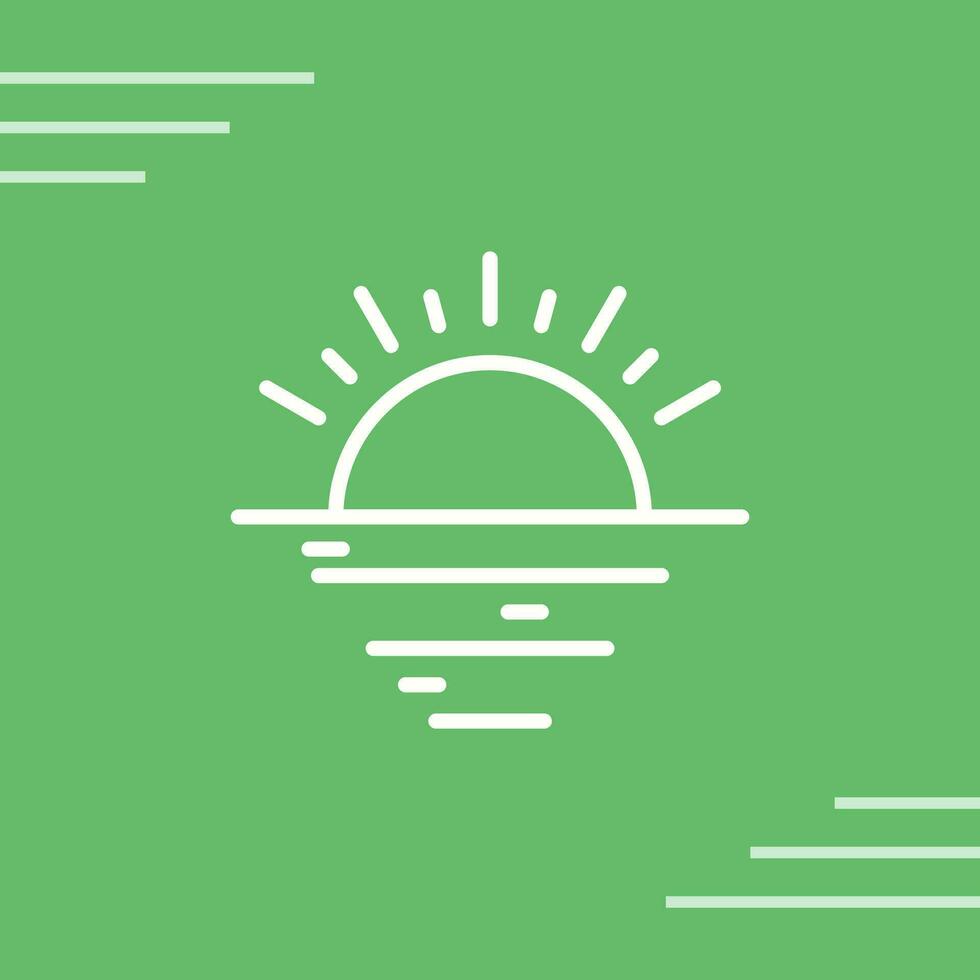 Sunset Vector Icon