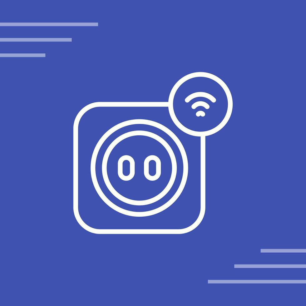 Smart Plug Vector Icon