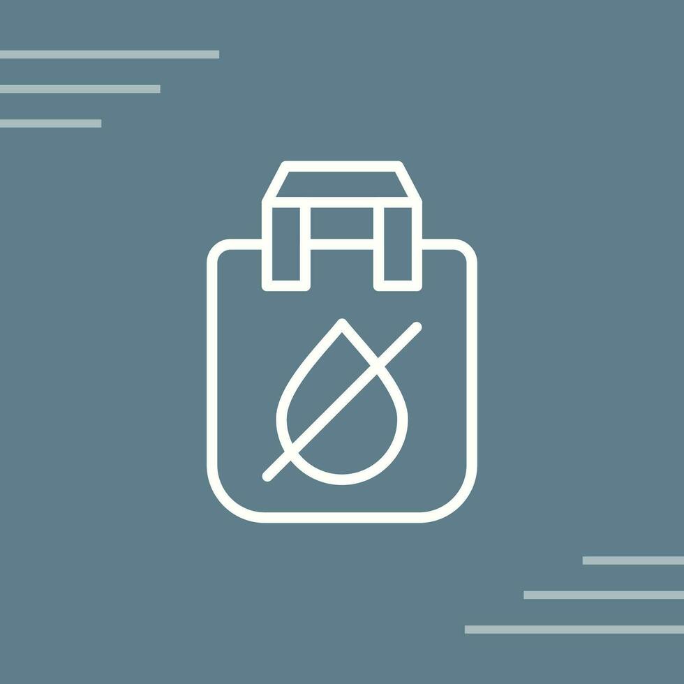 Waterproof bag Vector Icon