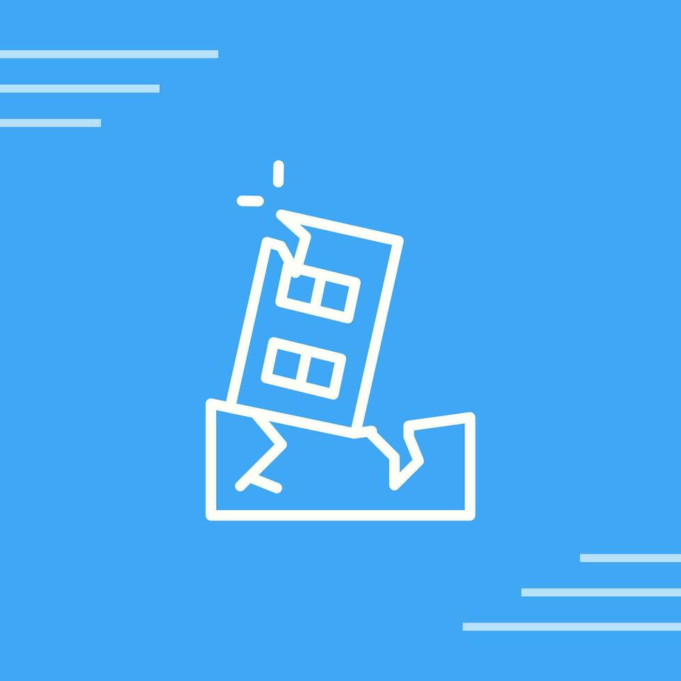 Earthquake Vector Icon