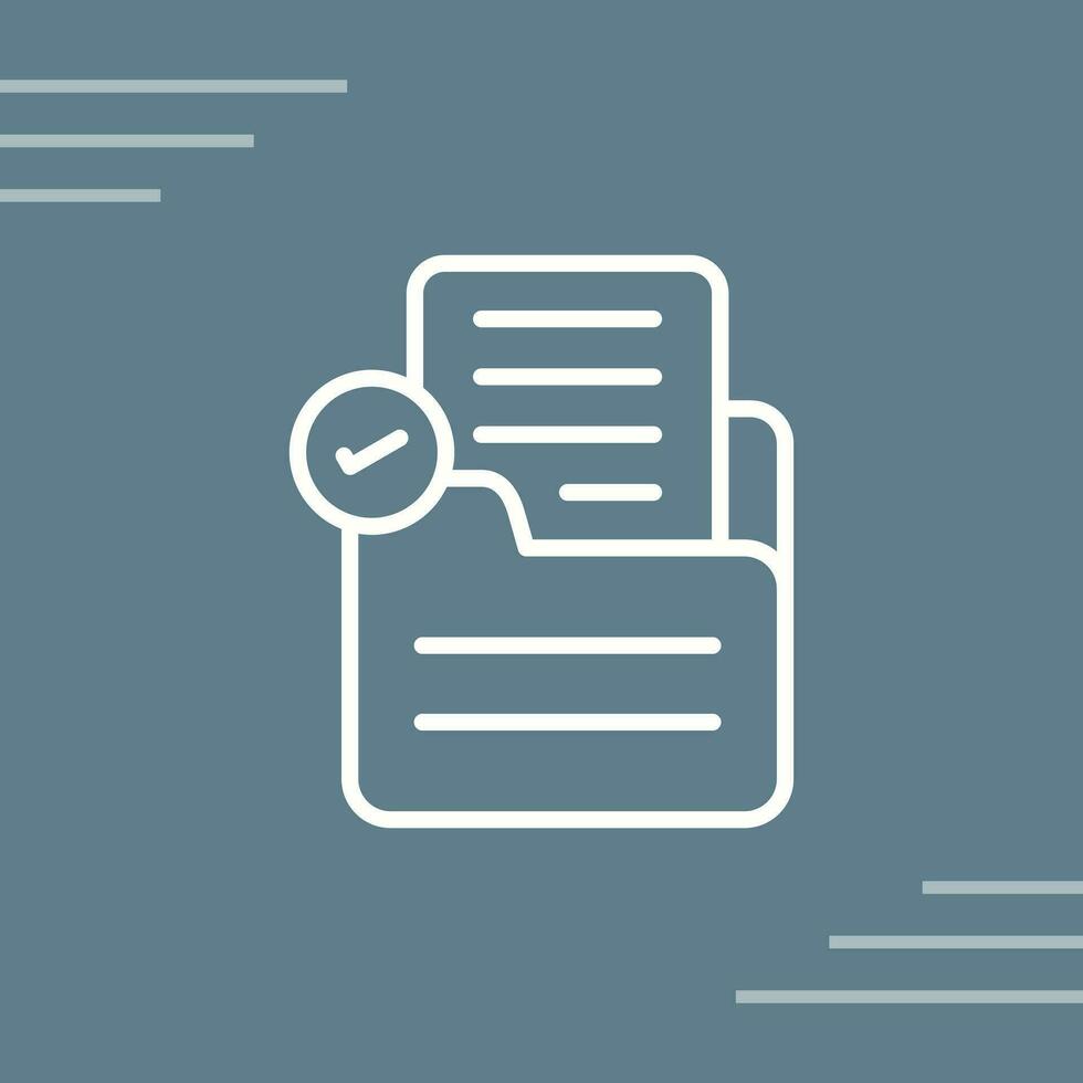 Document Check Vector Icon