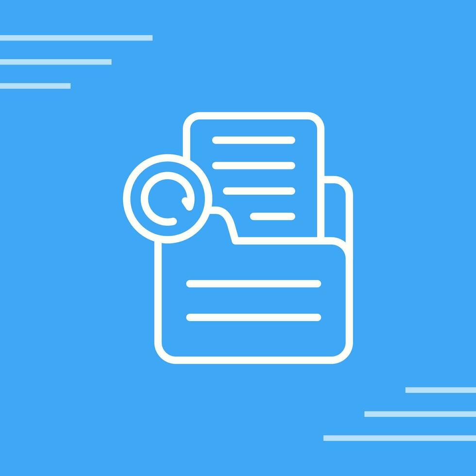 Document Redo Vector Icon