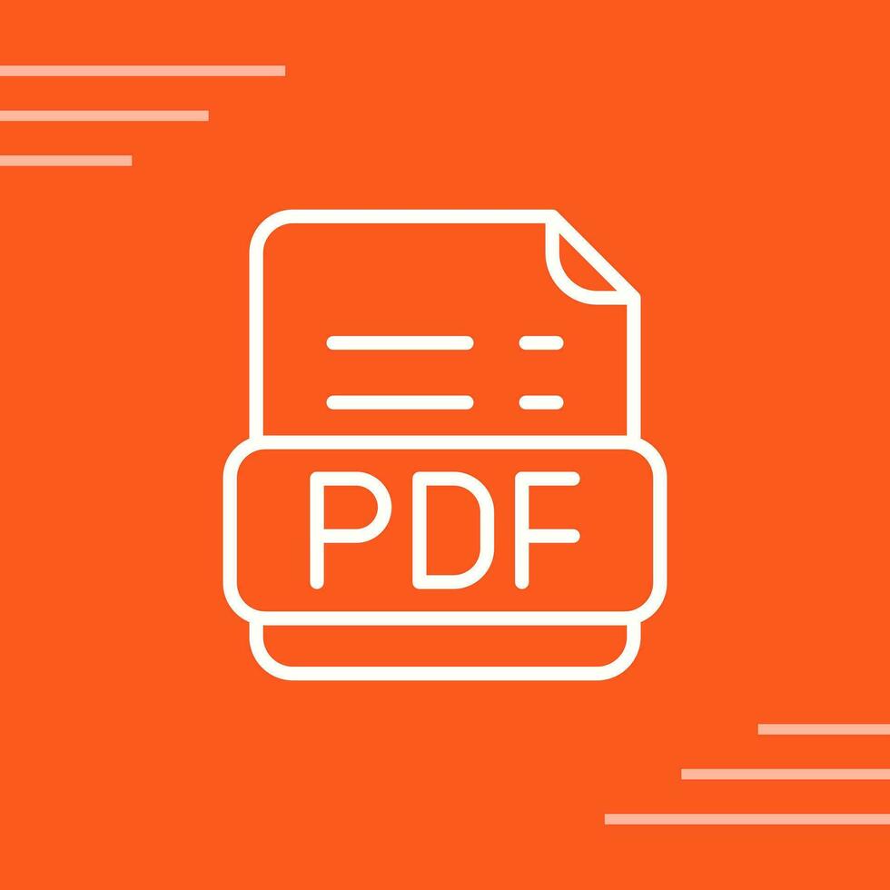 icono de vector de pdf