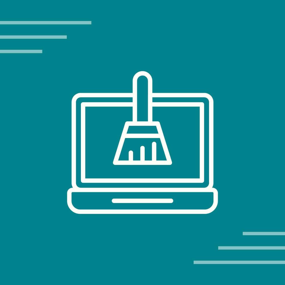 Disk Cleanup Vector Icon