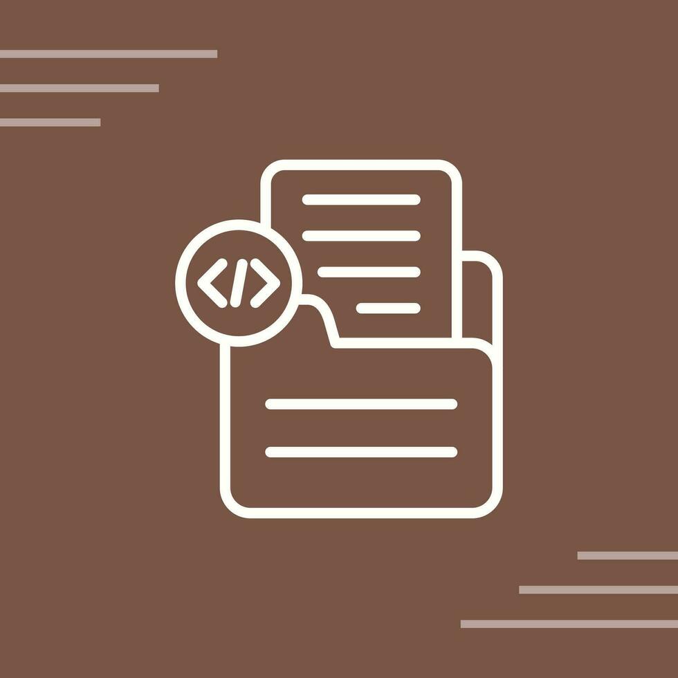 Document Insert Code Vector Icon
