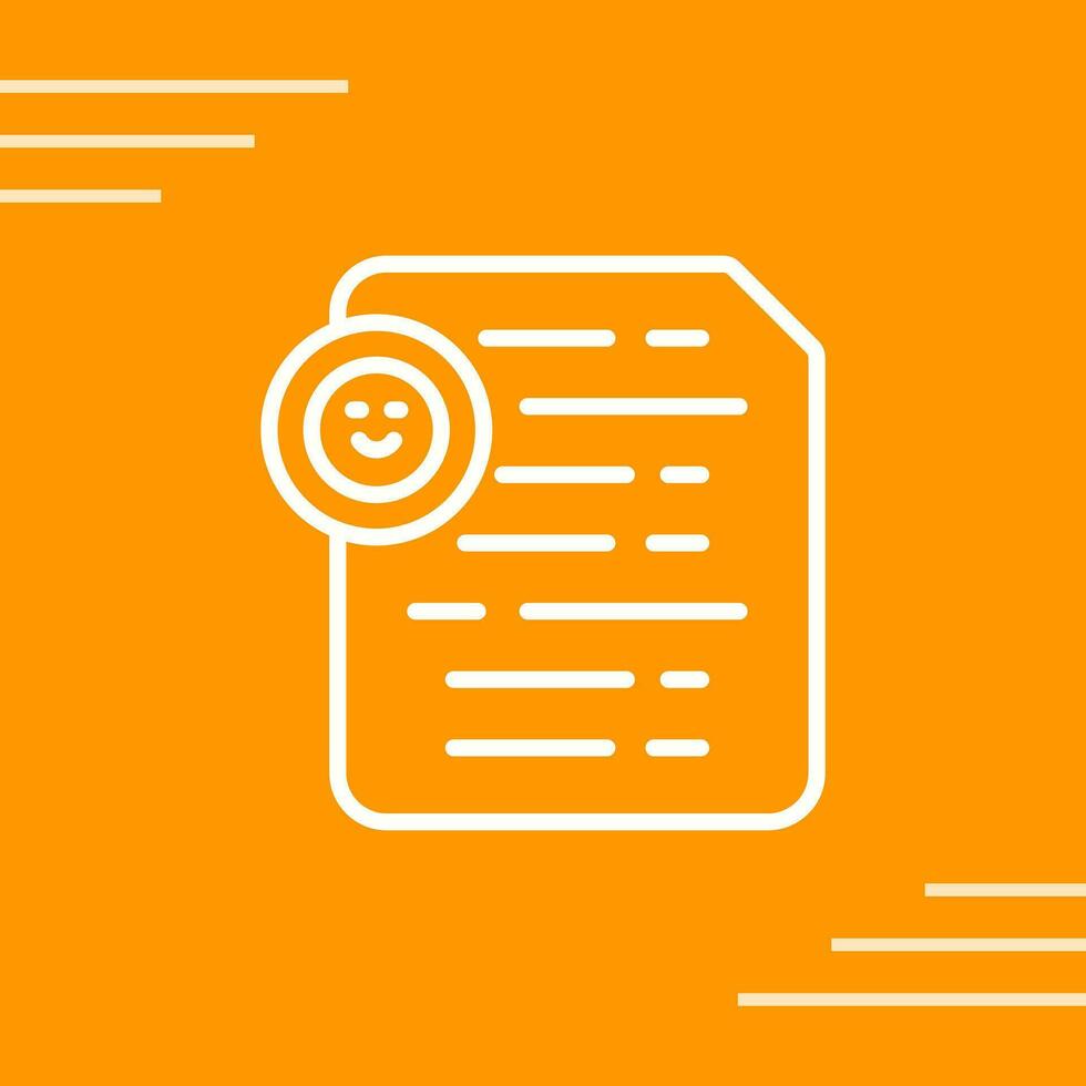 Document Insert Emoji Vector Icon