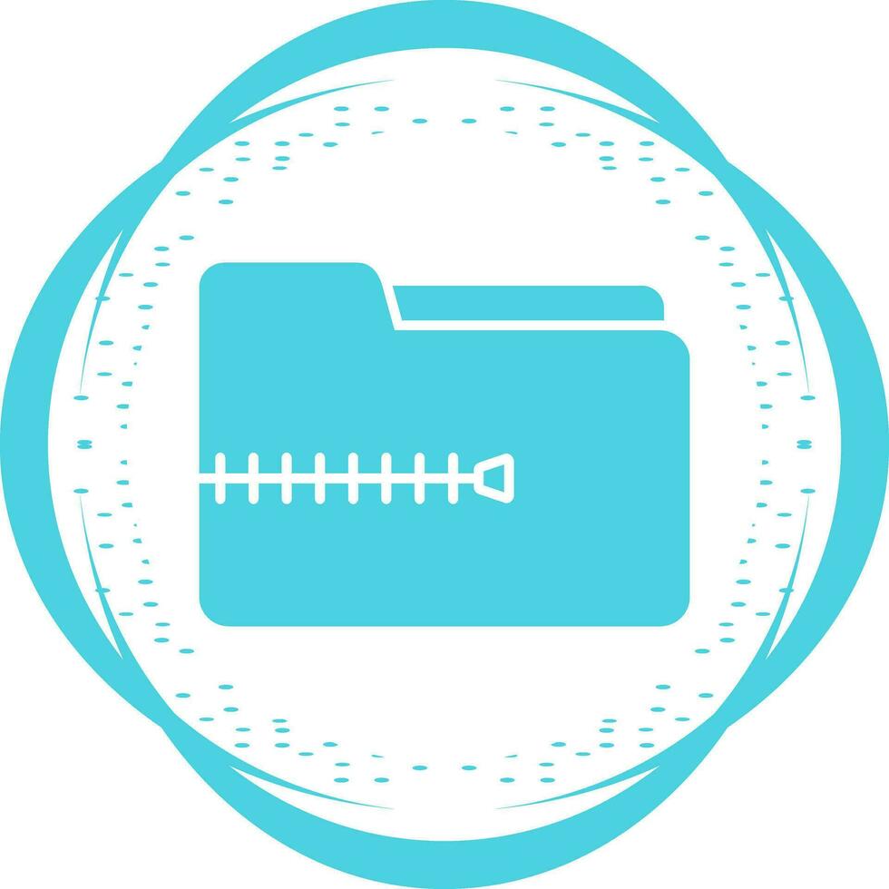 Zip File Vector Icon