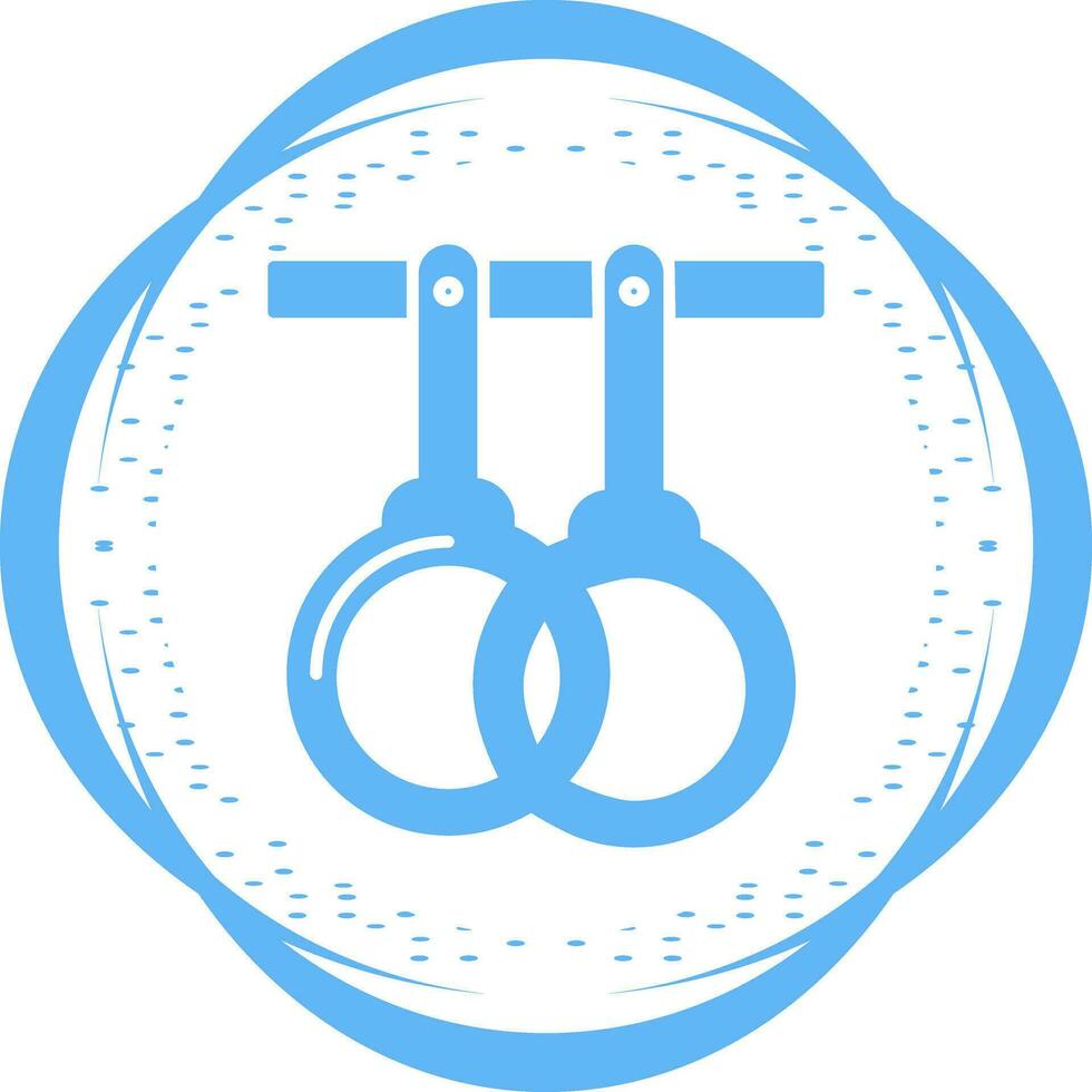 Gym Rings Vector Icon