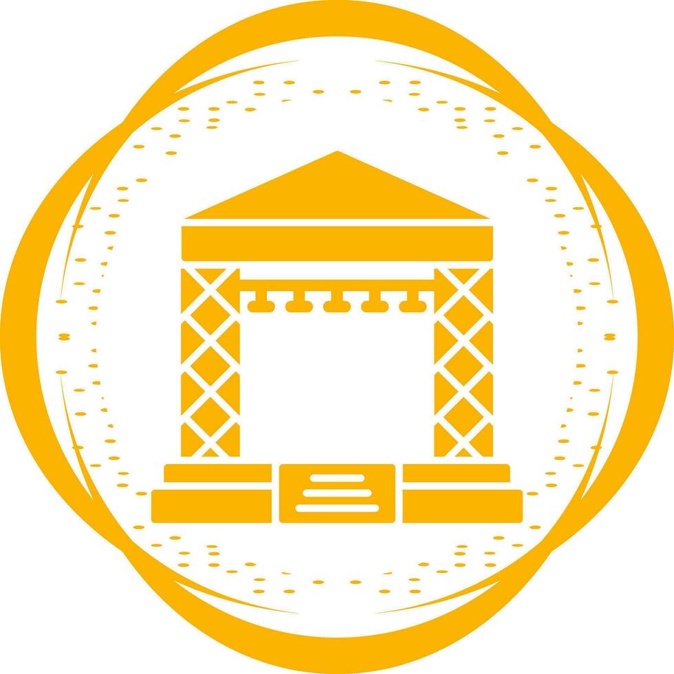 Stage Vector Icon