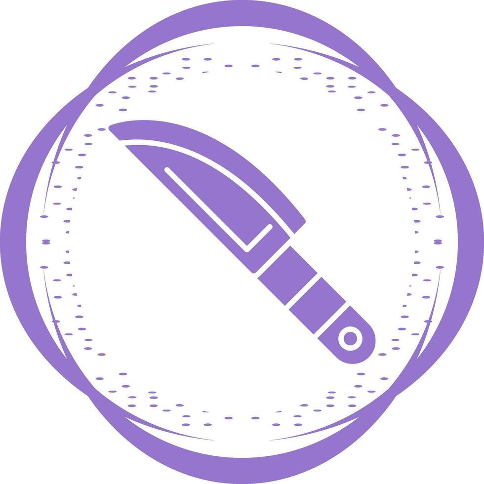 icono de vector de cuchillo