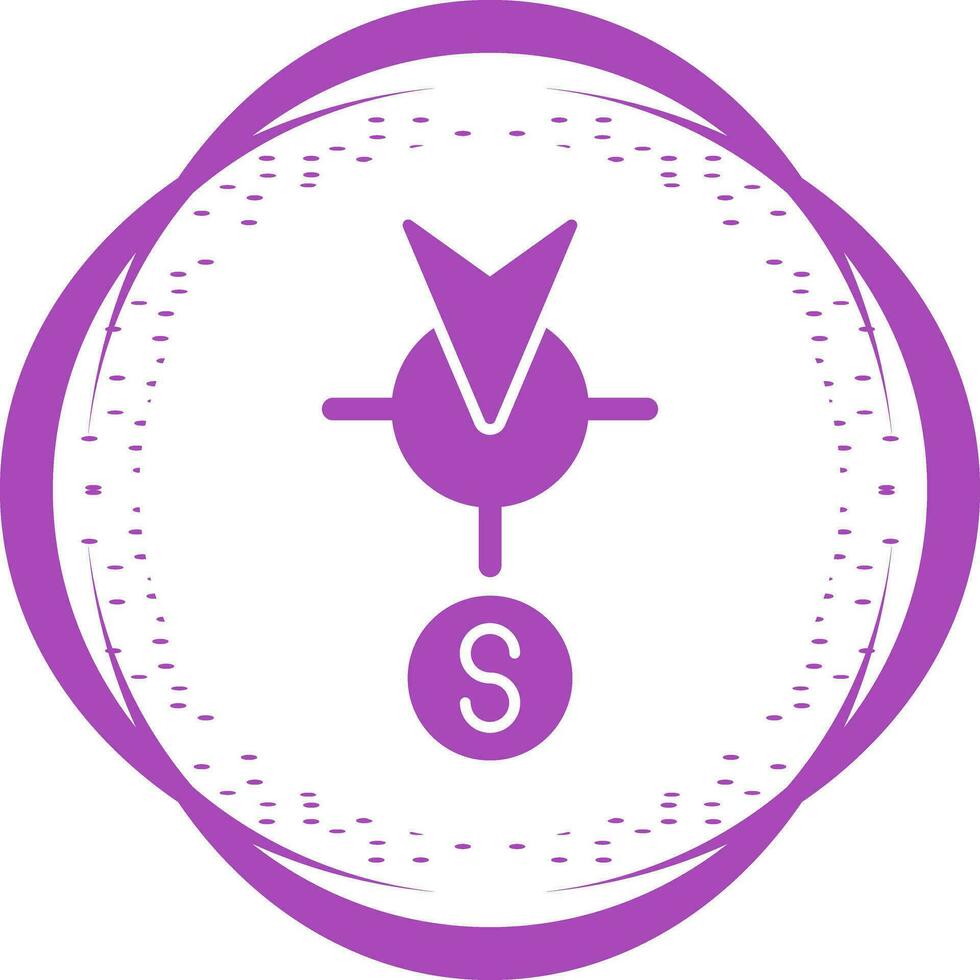 South Vector Icon