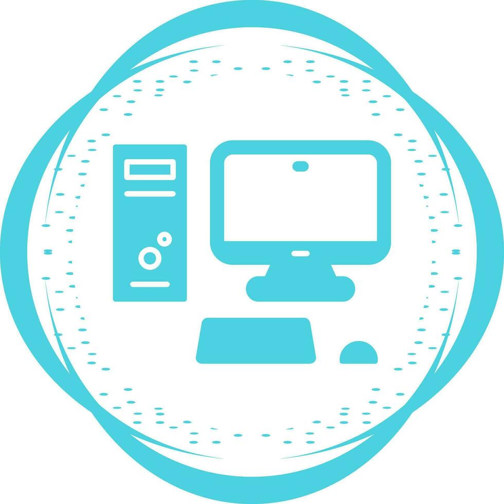 Computer Vector Icon