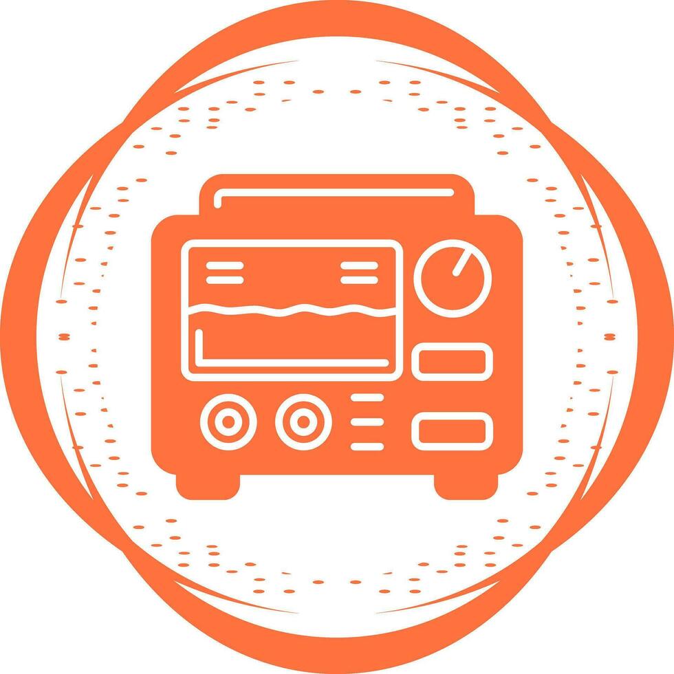 Oscilloscope Vector Icon