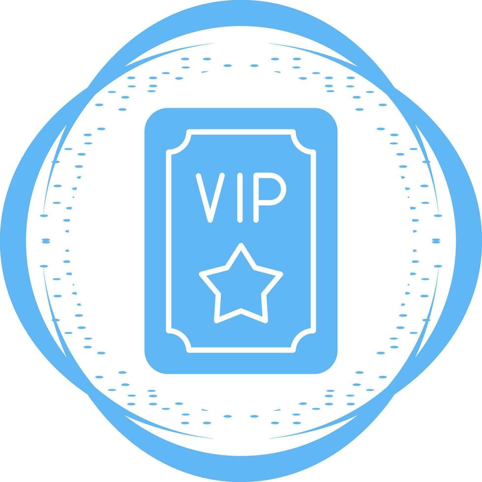 Vip Pass Vector Icon