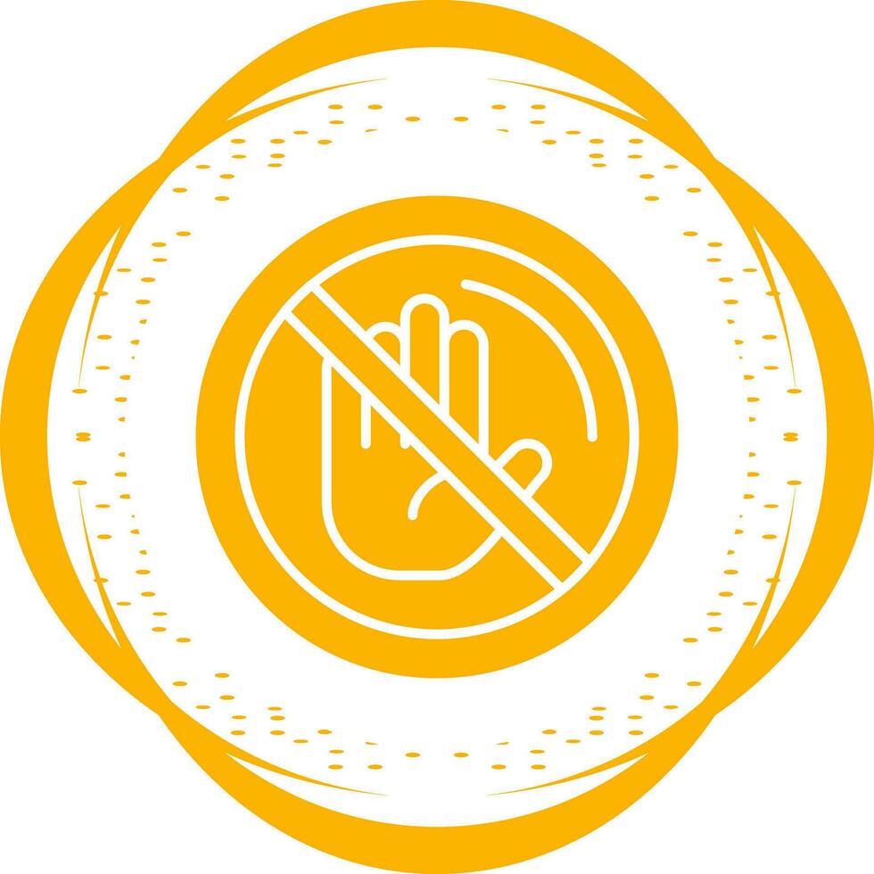 No Passing Vector Icon
